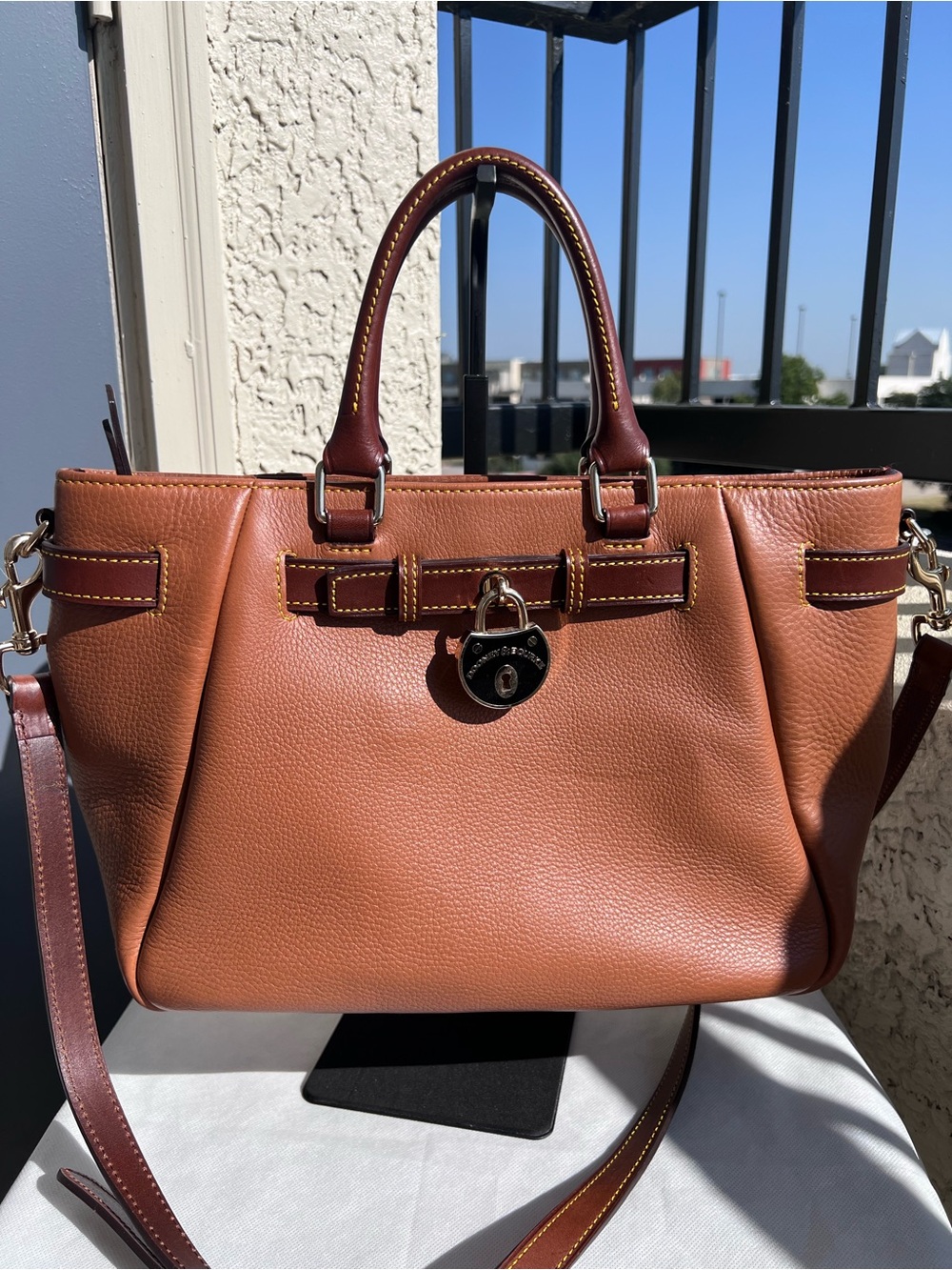 Dooney & Bourke Leather Satchel Tote